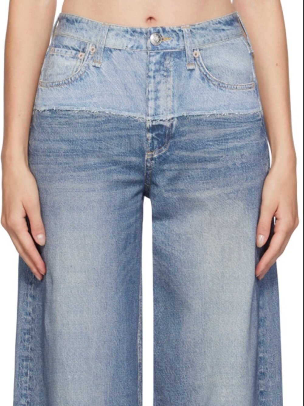 rag & bone Miramar Sofie full length wide leg trouser
